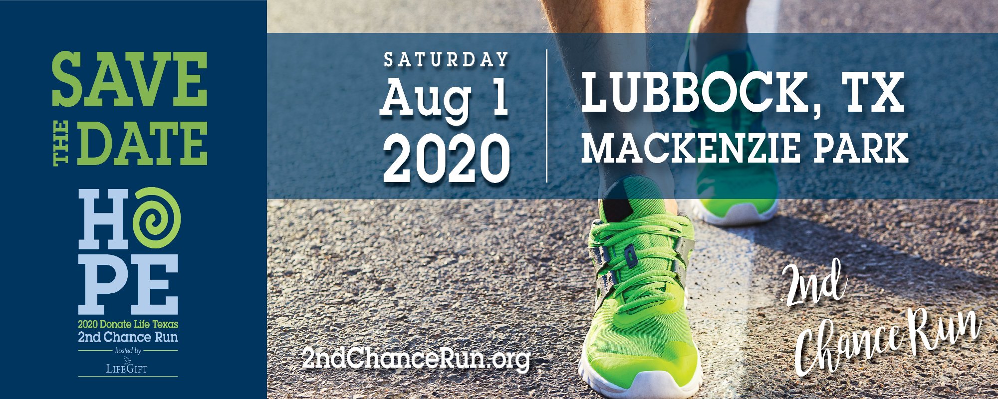 Donate Life Texas 2nd Chance Run Lubbock