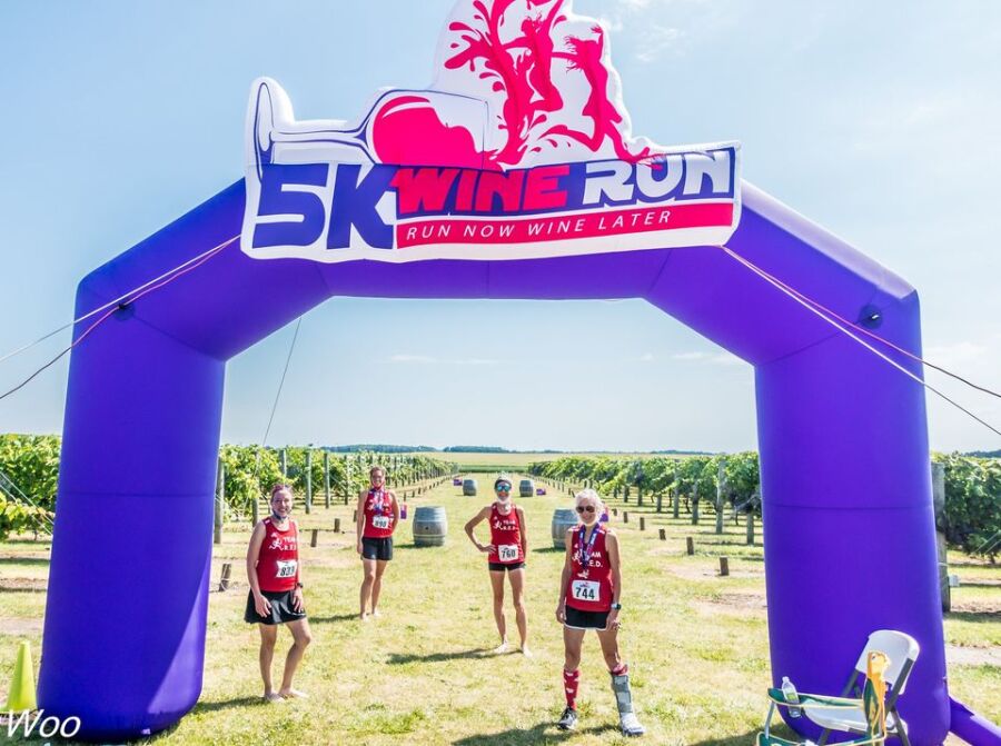 Wine Run 5k Hawk's Mill Winery