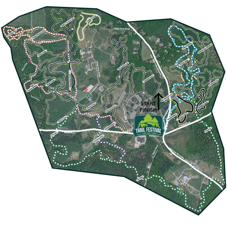 Trail Festival at Pineland Farms The Courses