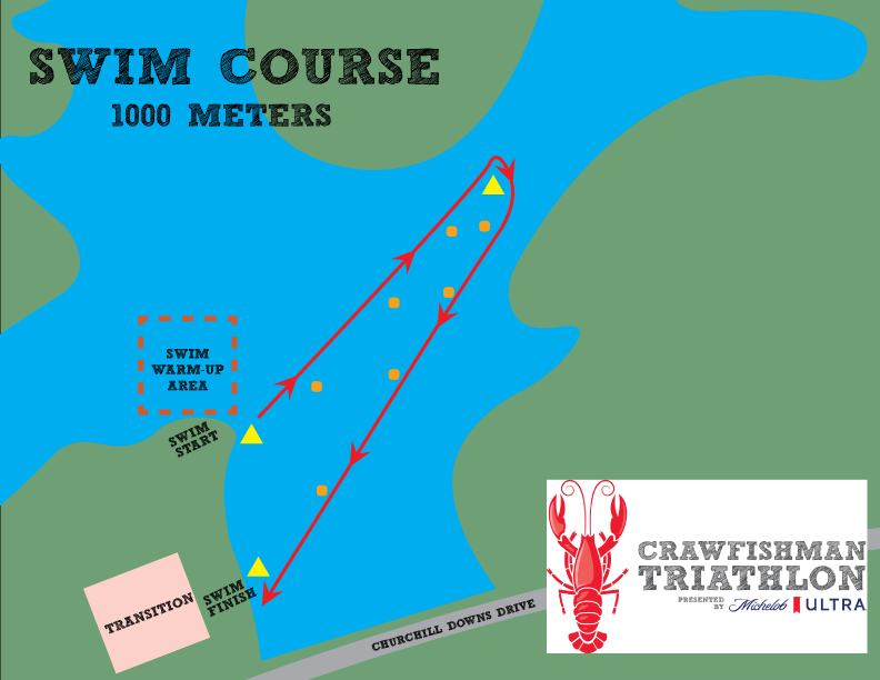 Crawfishman Triathlon Sunday Course Information