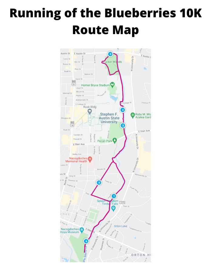 11th Annual Running of the Blueberries presented by Pilgrim's Nacogdoches