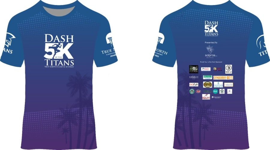 Dash of the Titans 5K Race Shirt