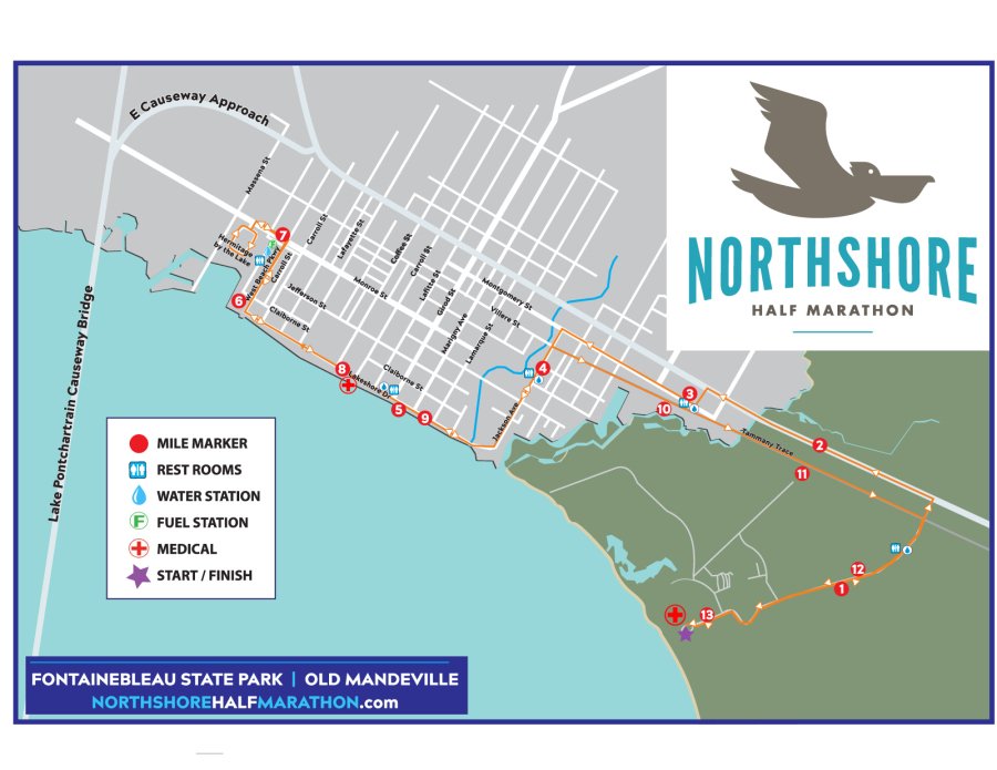 Northshore Half Marathon Half / 10Miler Course Information