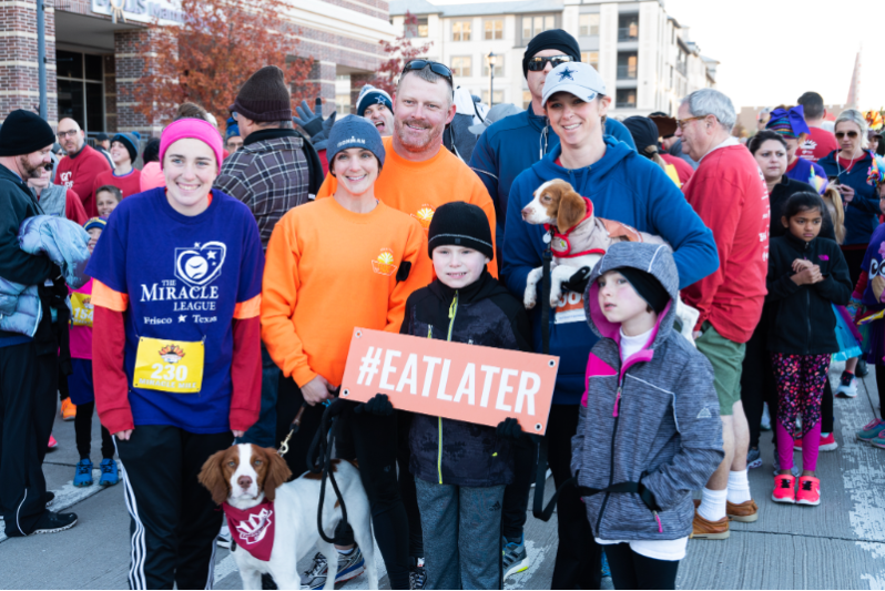 Run First. Eat Later!