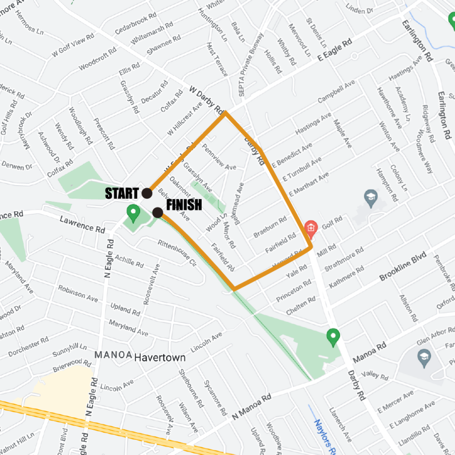 Haverford Walk Course Map
