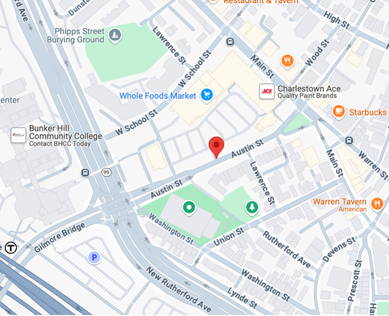 A map of Charlestown