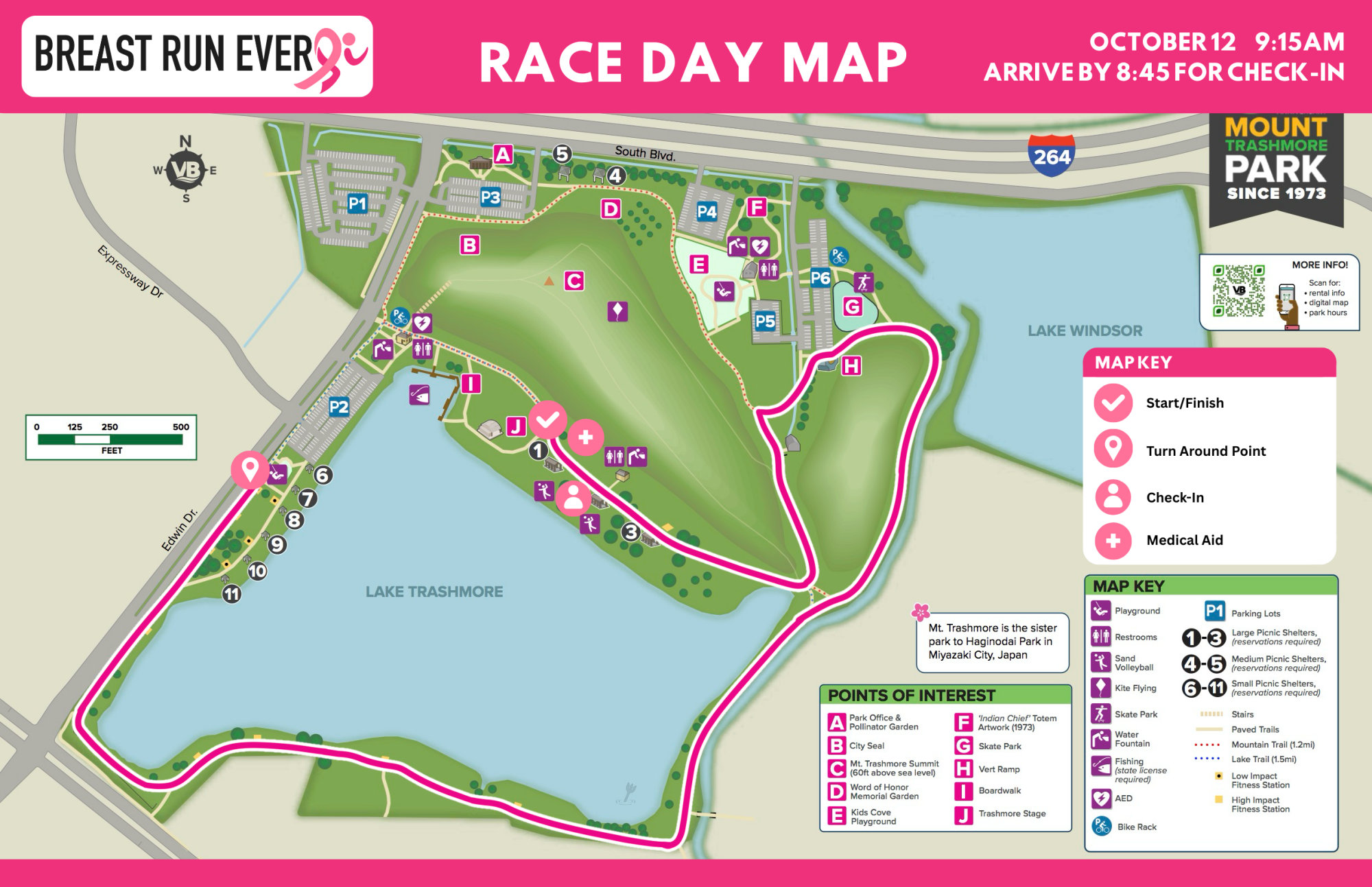 Race Day Map