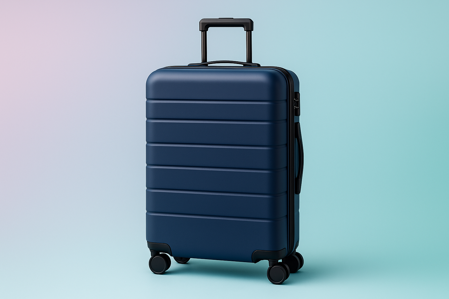 Blue Hard Cover Suitcase