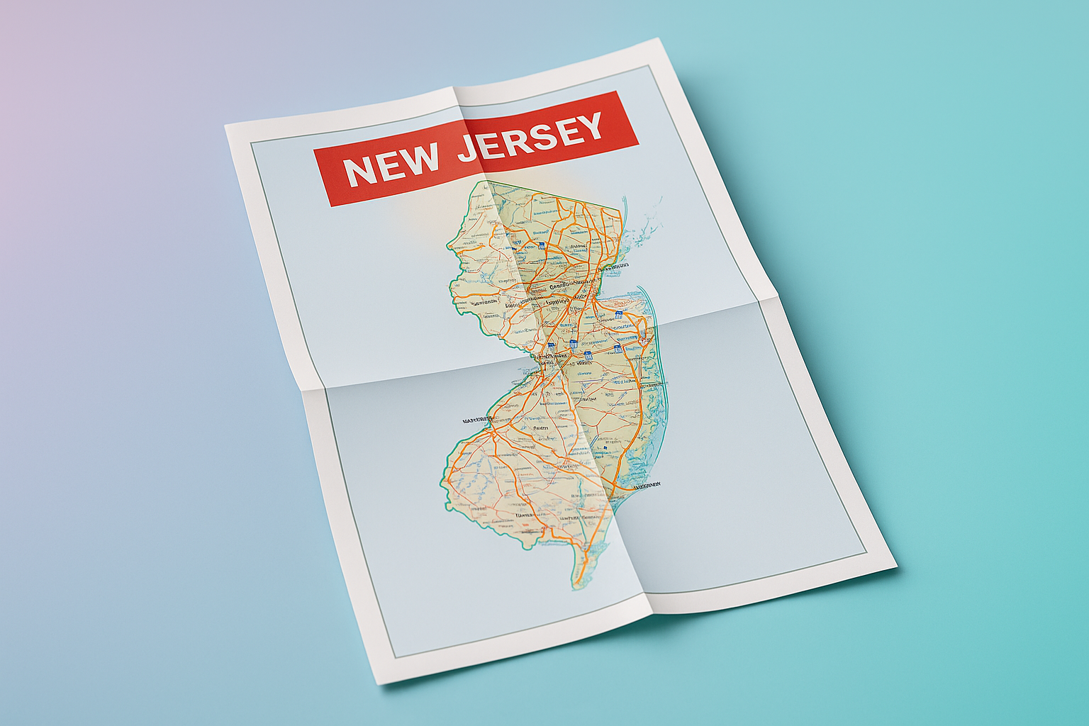 Map of Jersey