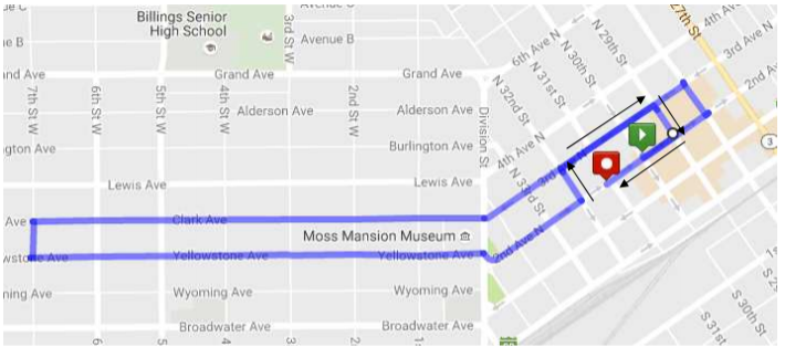 5K Course Map