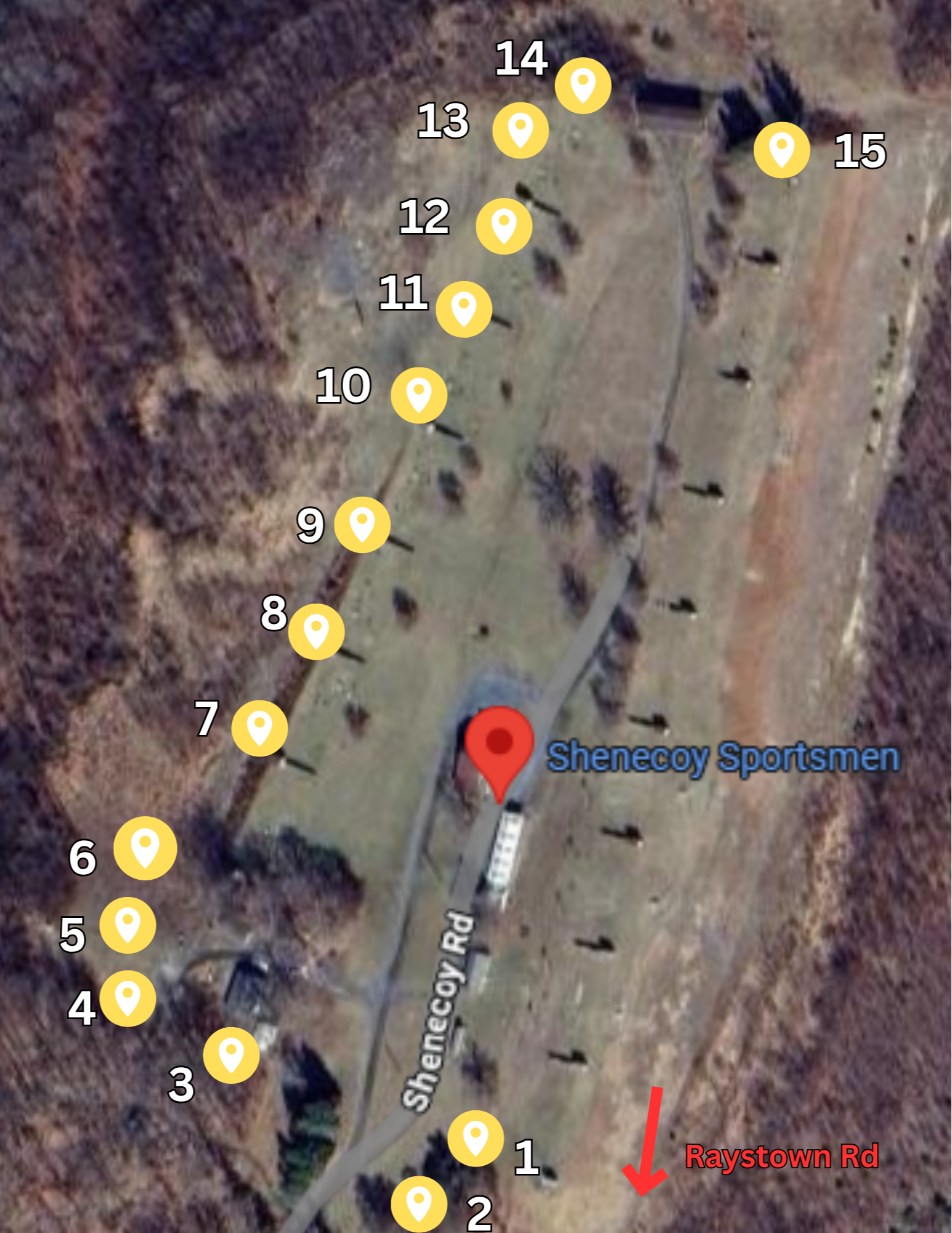 Shenecoy Course Map