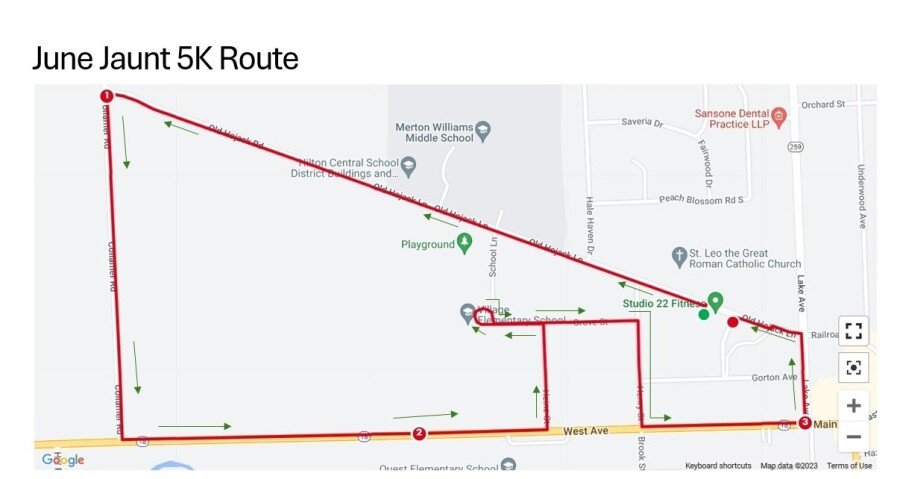 June Jaunt Map