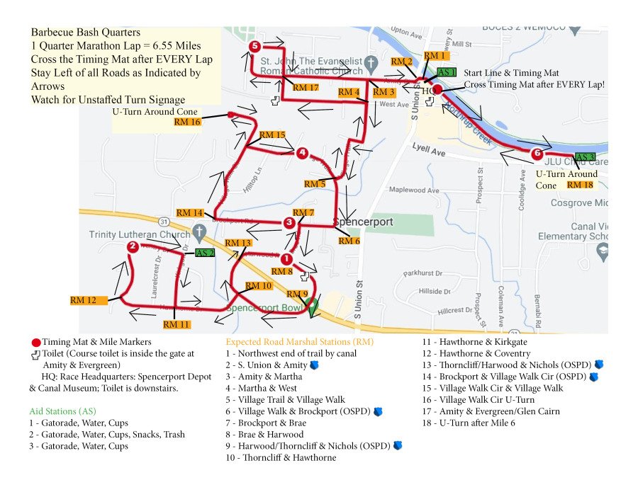 Barbecue Bash Quarters Map