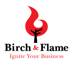 Birch & Flame Marketing Logo