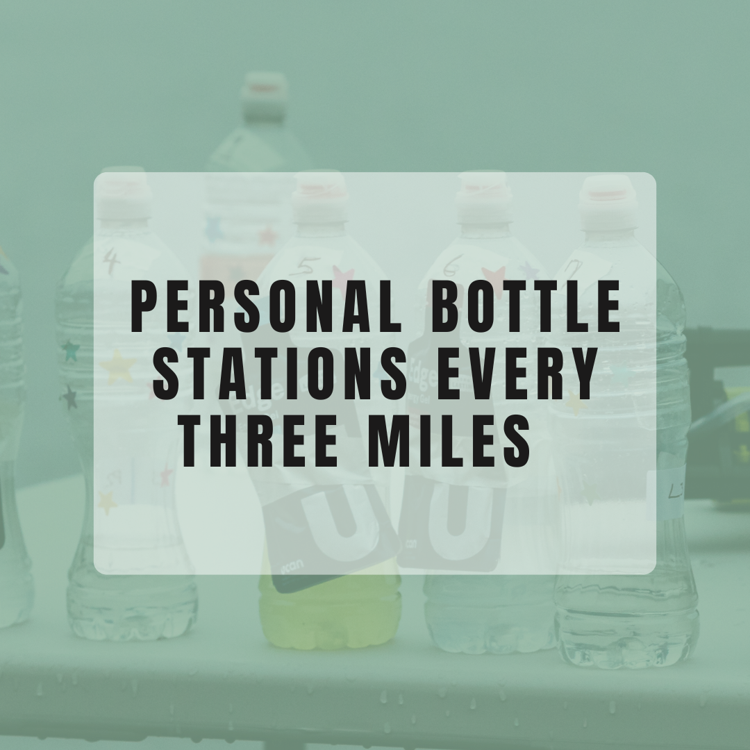 McKirdy Micro Marathon Participants Get Personal Fluids and Bottles at Aid Stations