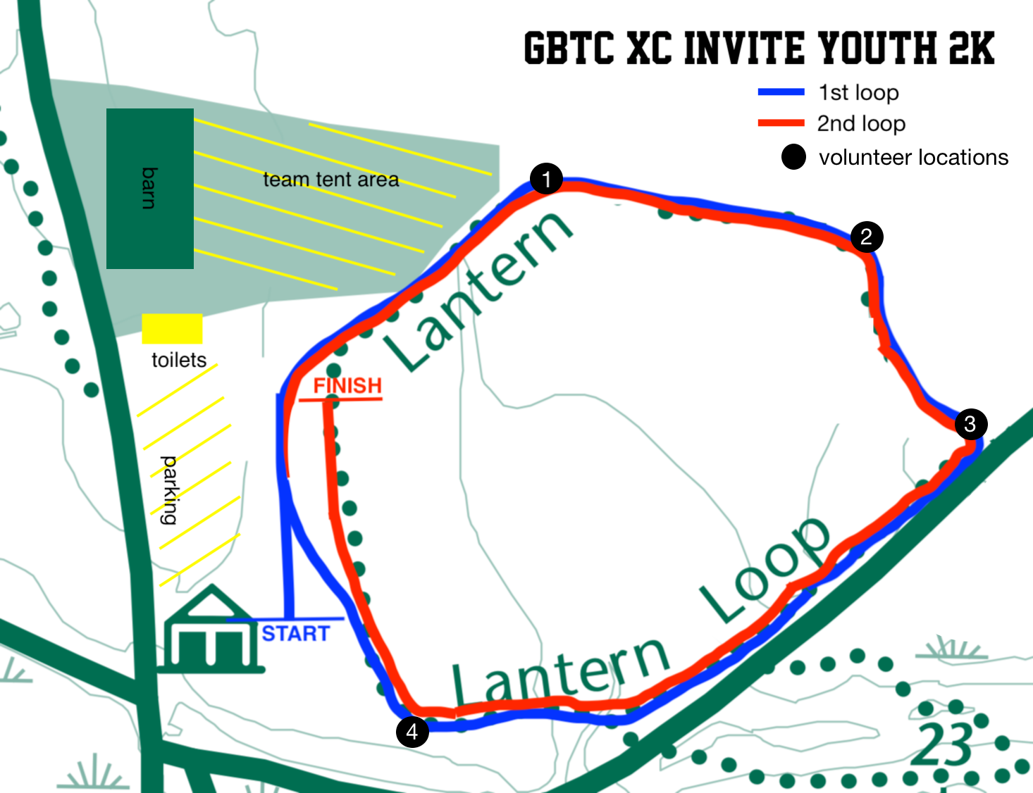 Youth 2k Course Map