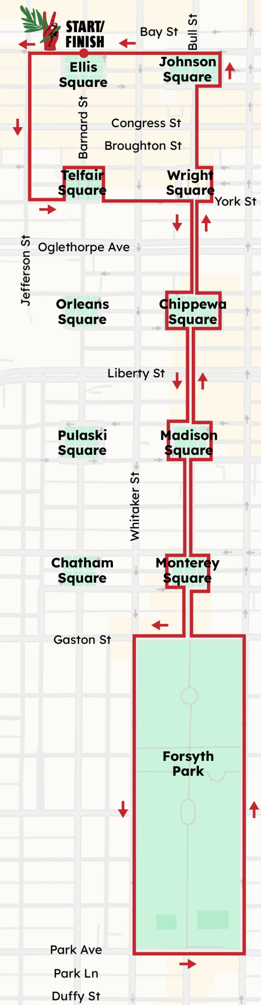 5K Race Map