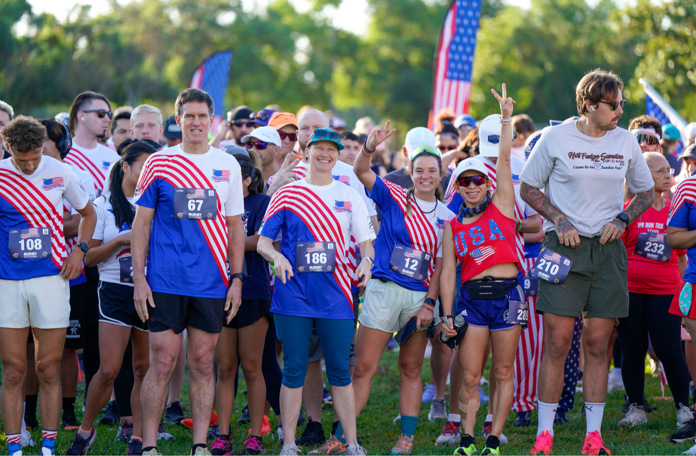 Freedom Run start line