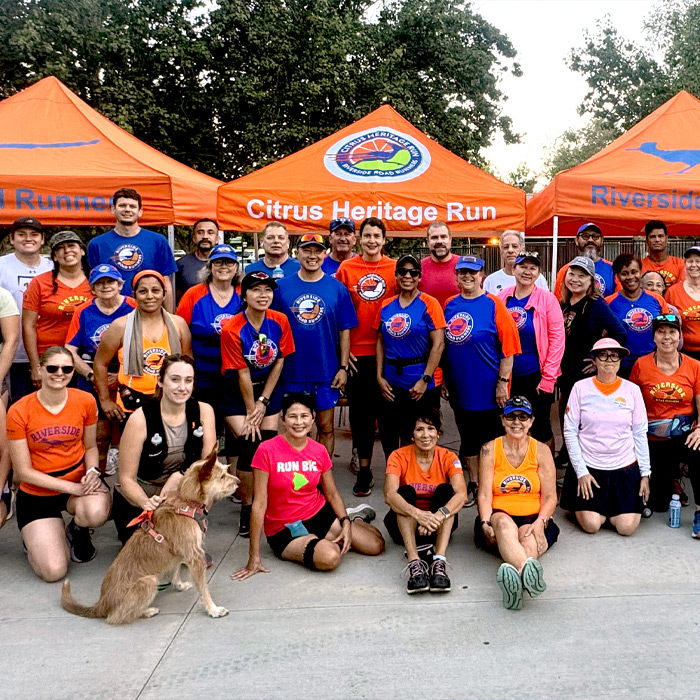 Members of the Riverside Road Runners
