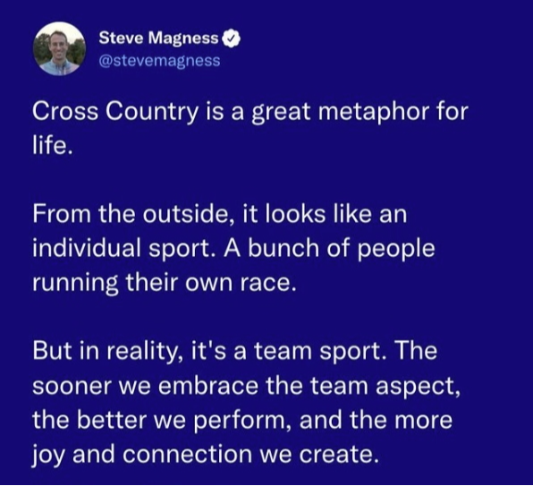 XC is a metaphor for life