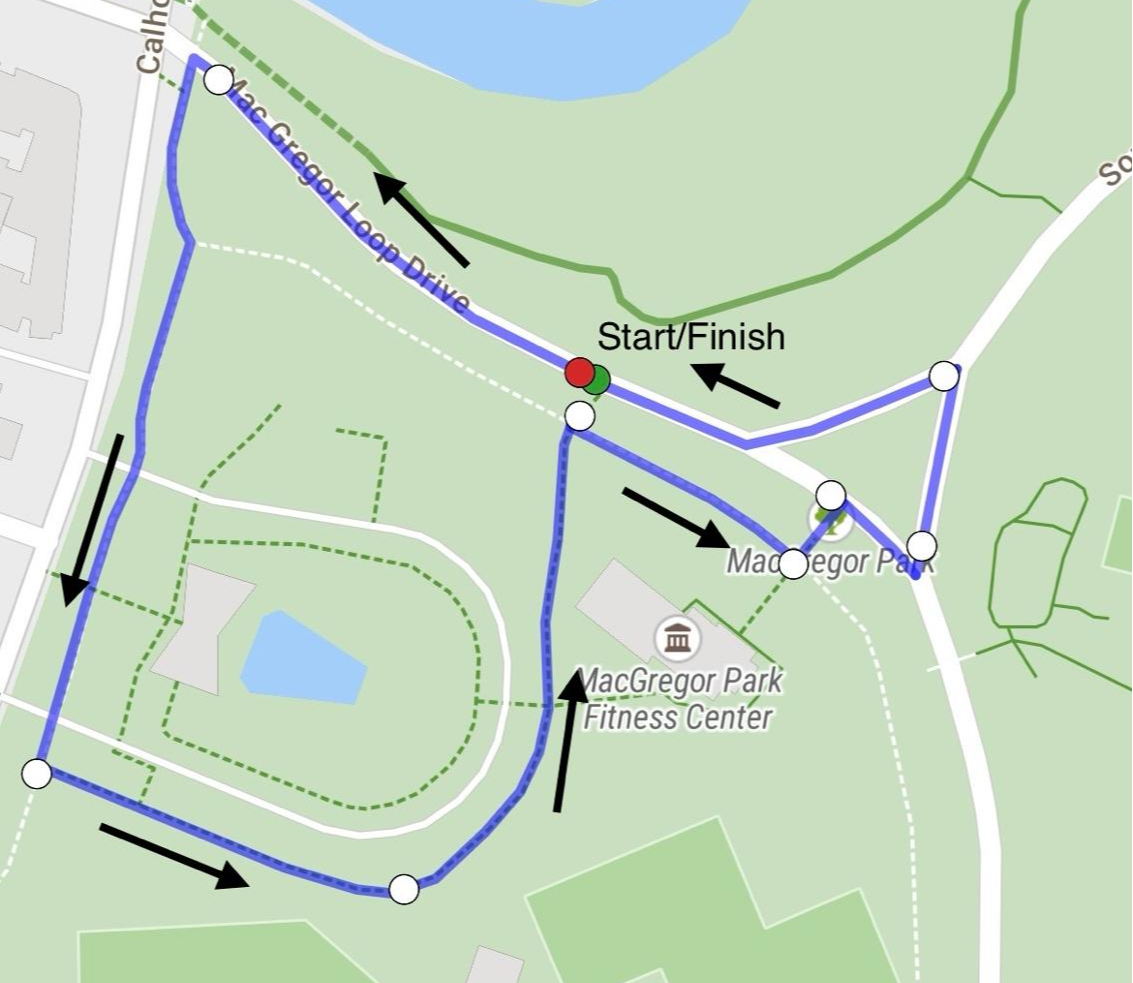 2025 Fun Run Course
