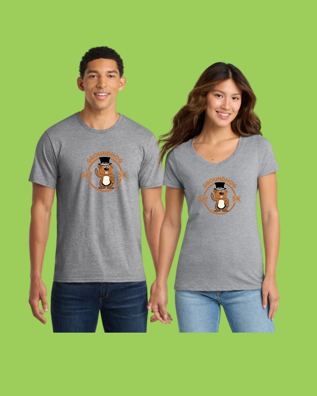 groundhog grey shirt