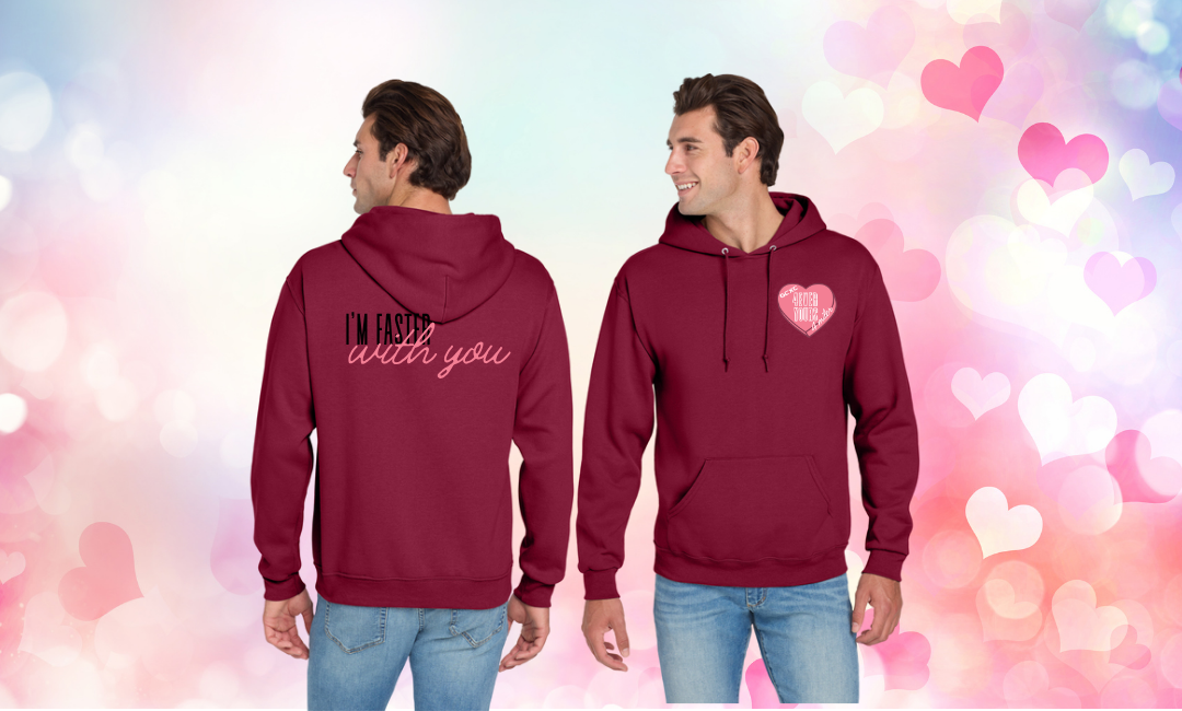 forever yours red hoodie