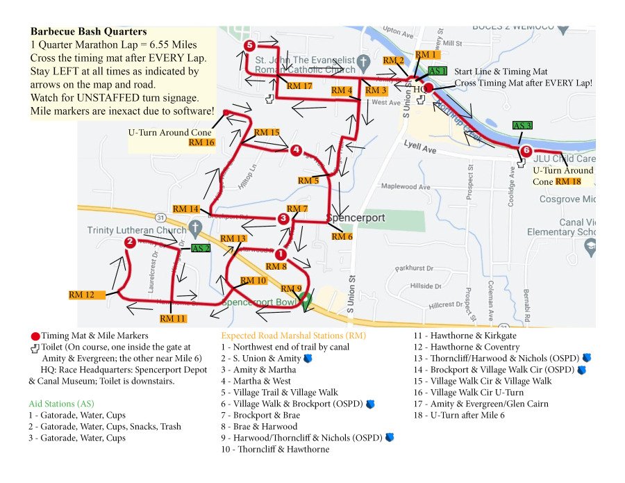 Barbecue Bash Quarters Map