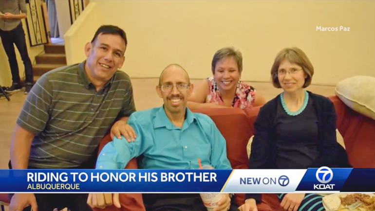 Riding to honor his brother