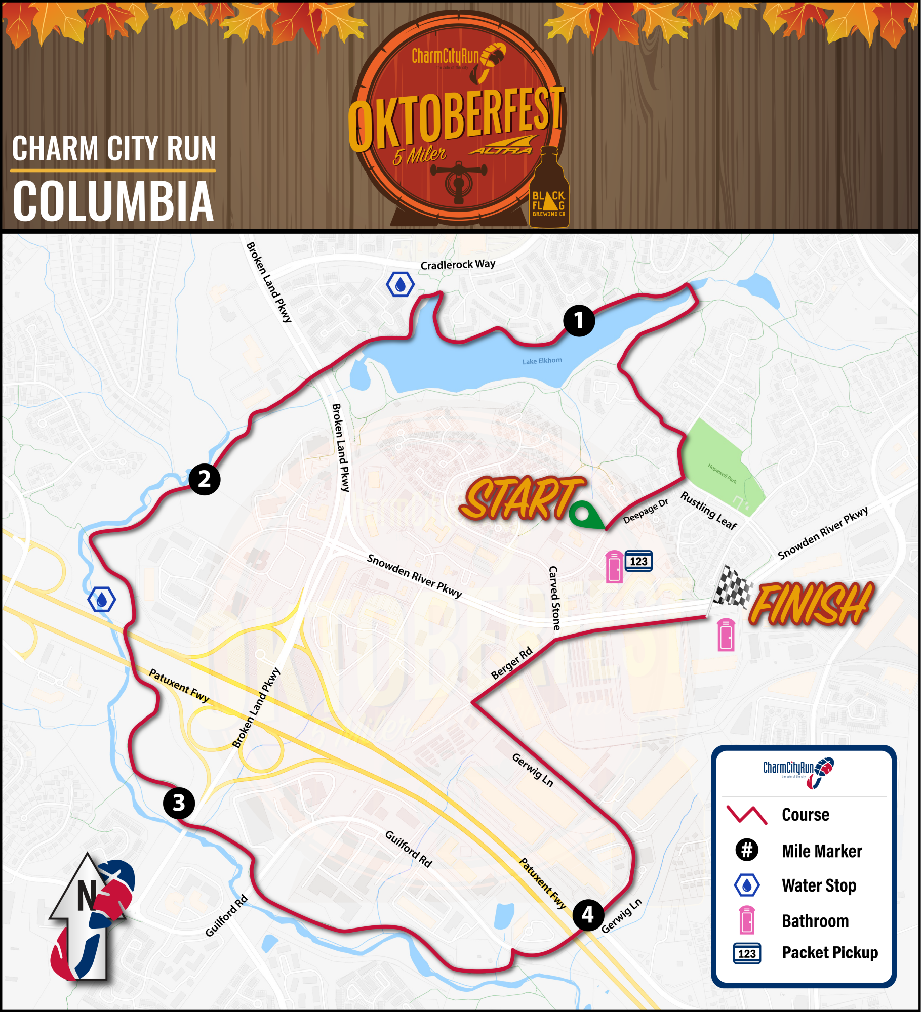 Oktoberfest course map