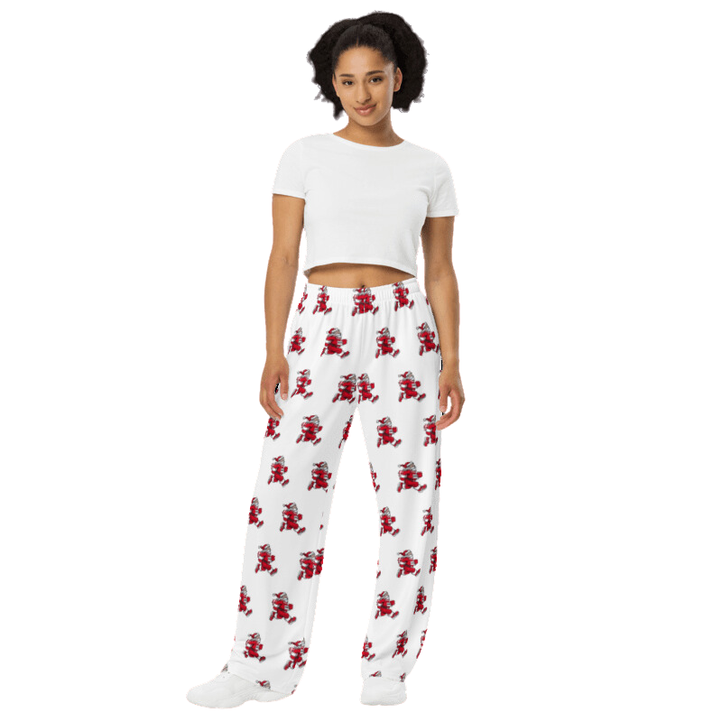 white santa pants