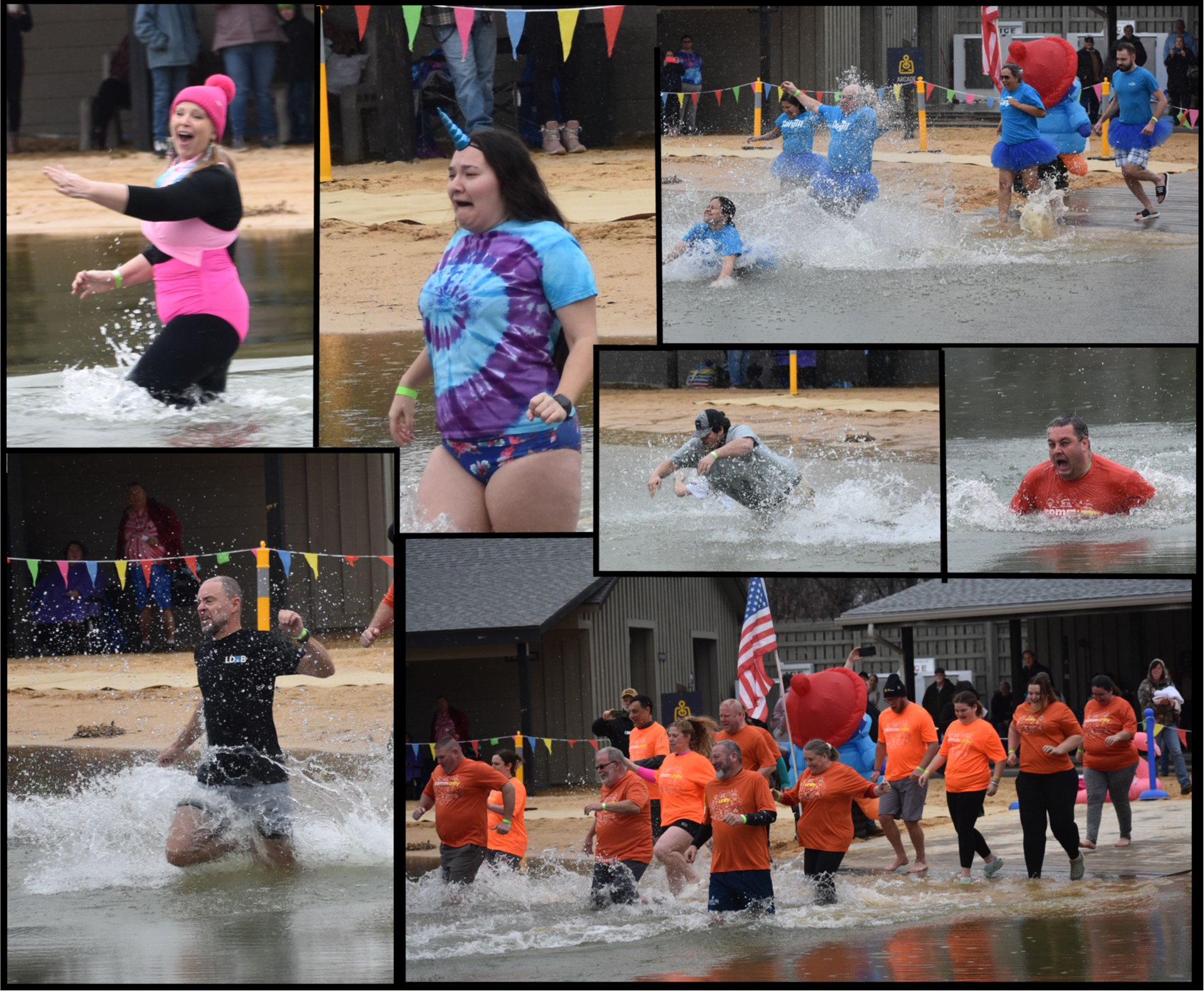 photo collage from 2025 dip