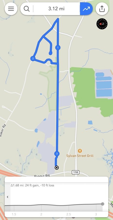 Full course with elevation 