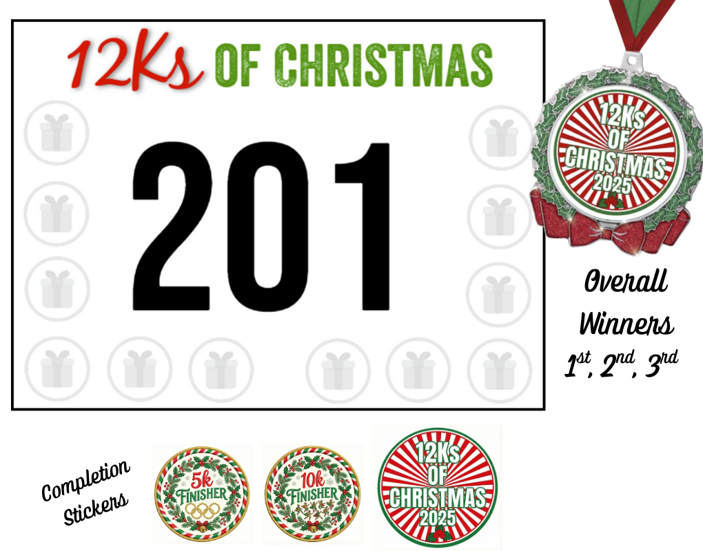 Fill your bib. Earn all 12Ks.