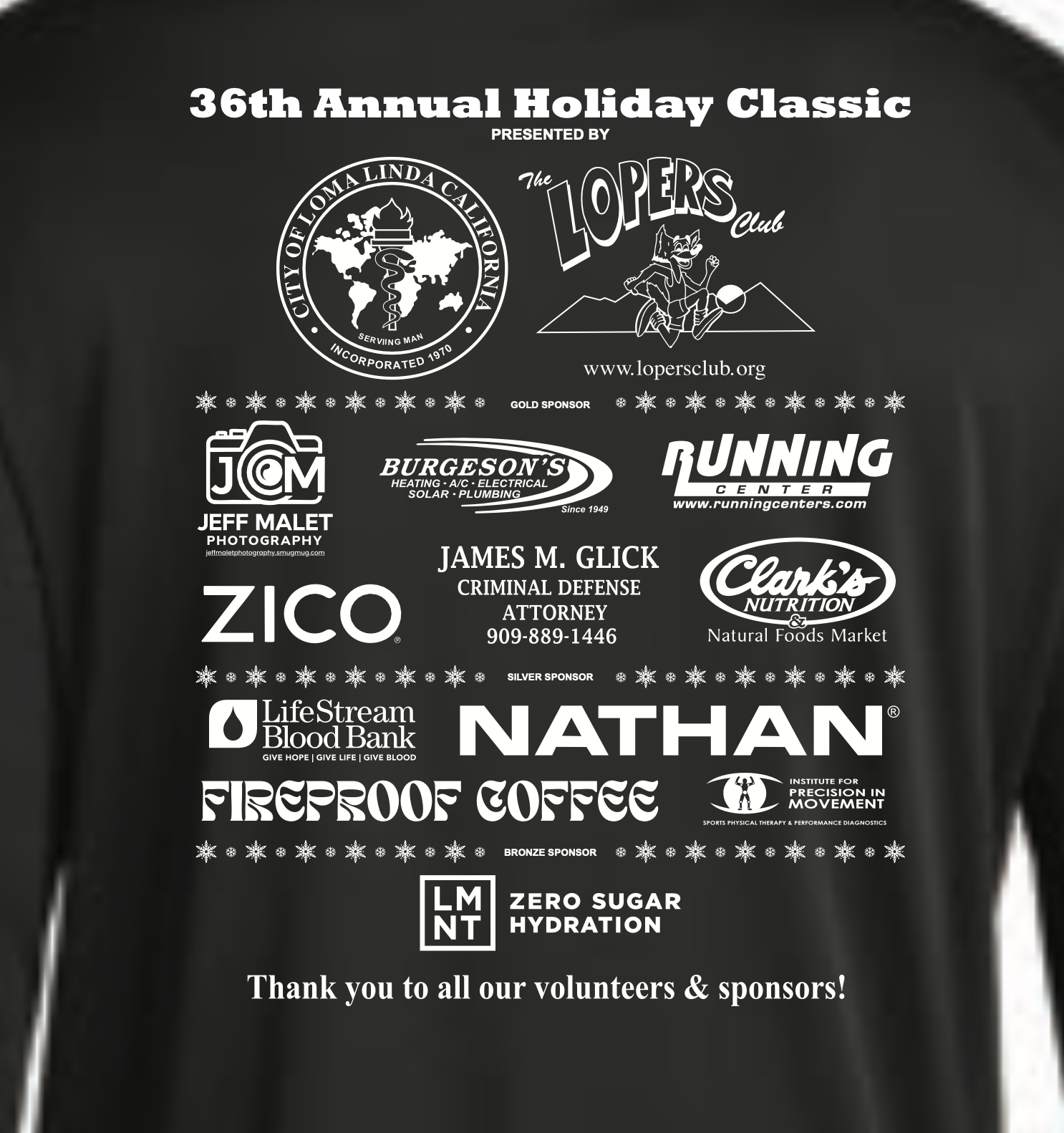 36th Annual Holiday Classic Sponsors Image