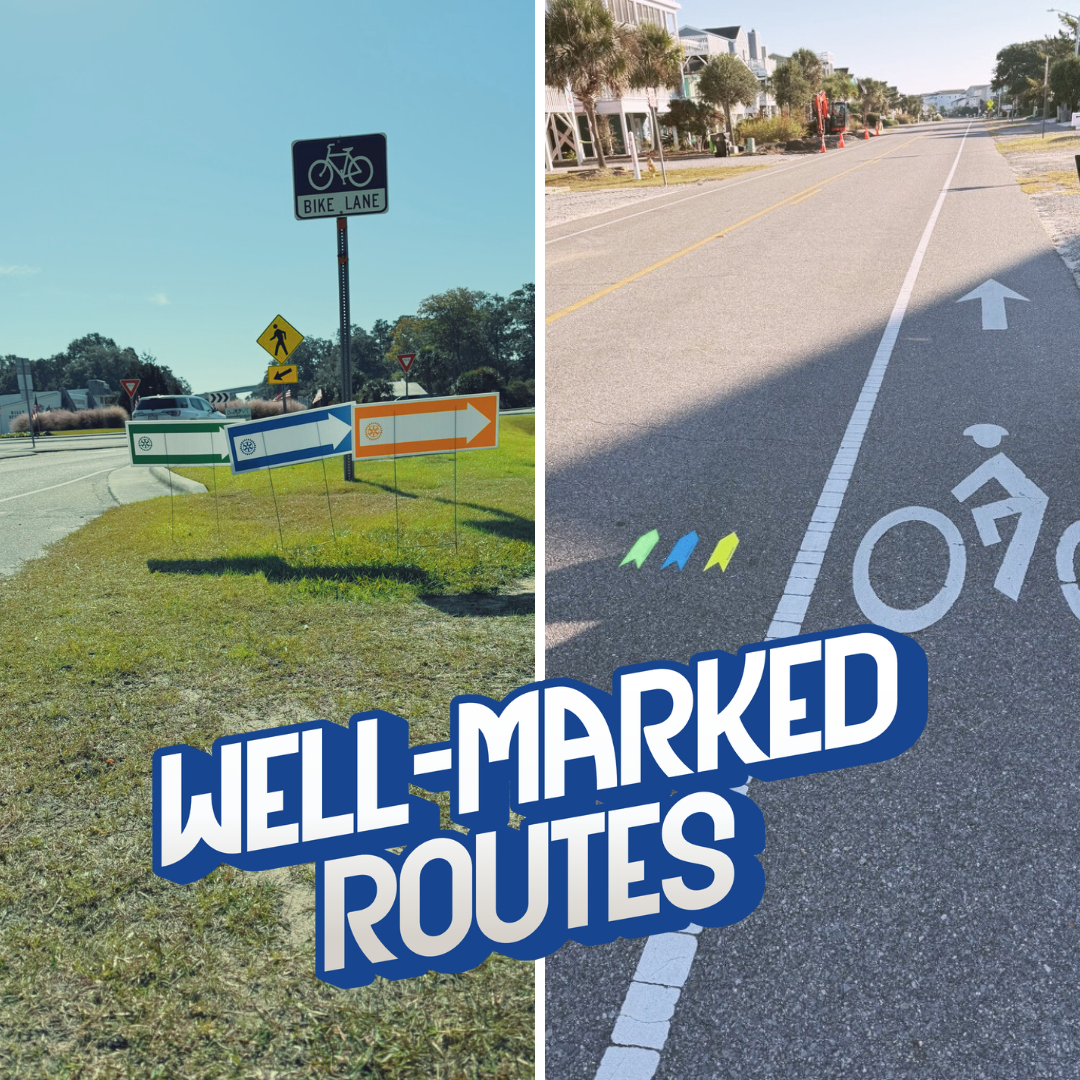 Well-marked routes for all distances