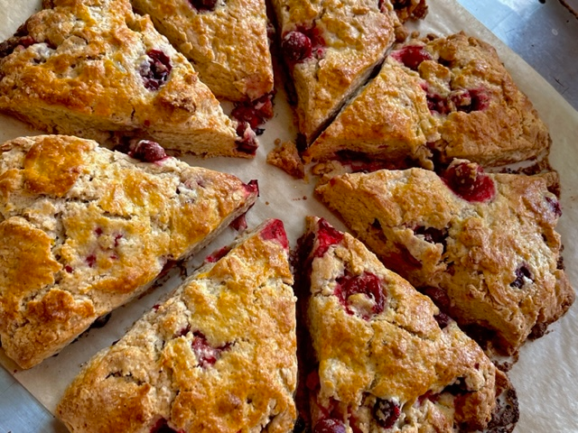 Cranberry Orange Scones