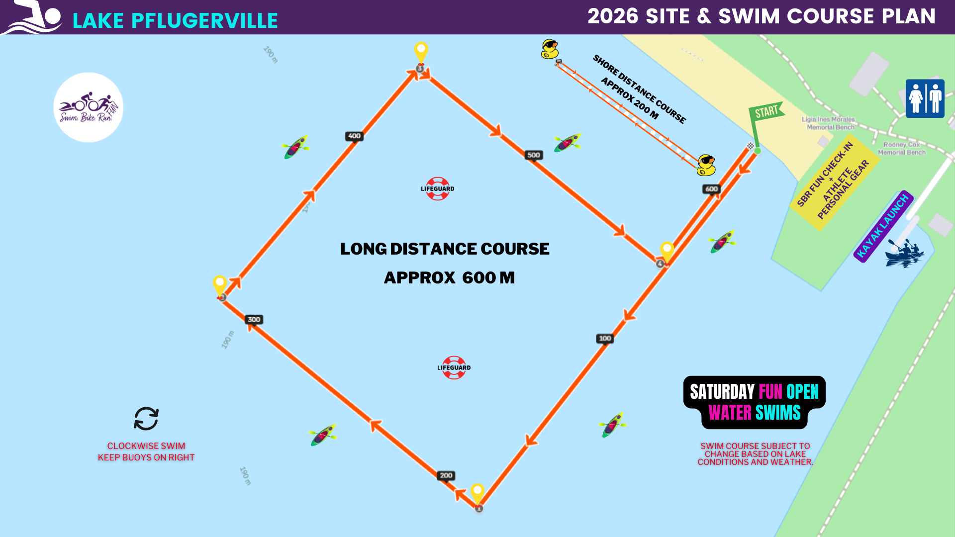 Swim Course Map