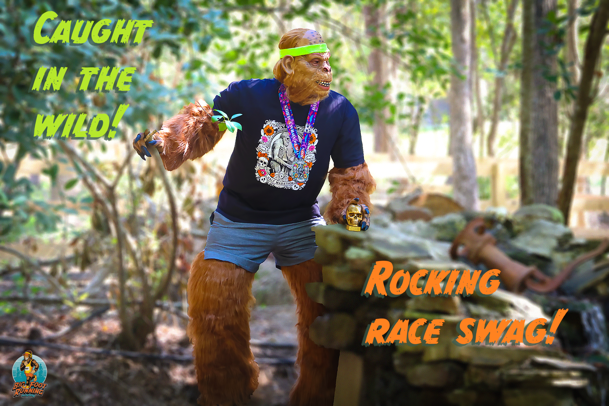 Bigfoot wearing our Swag