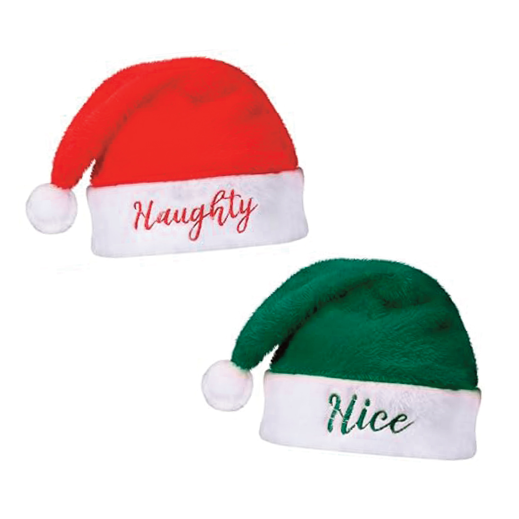 Choice of Naughty/Nice Holiday Hat