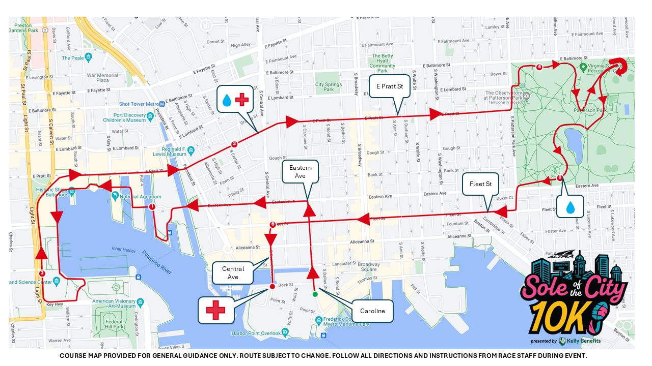 Sole of the City Course Map