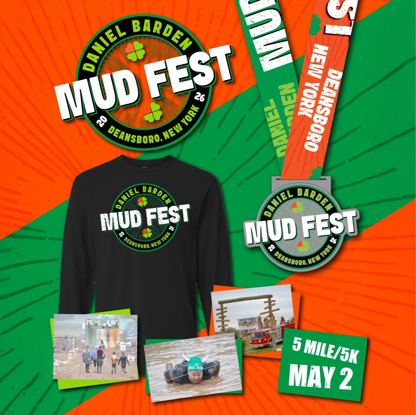 Daniel Barden Mudfest Swag