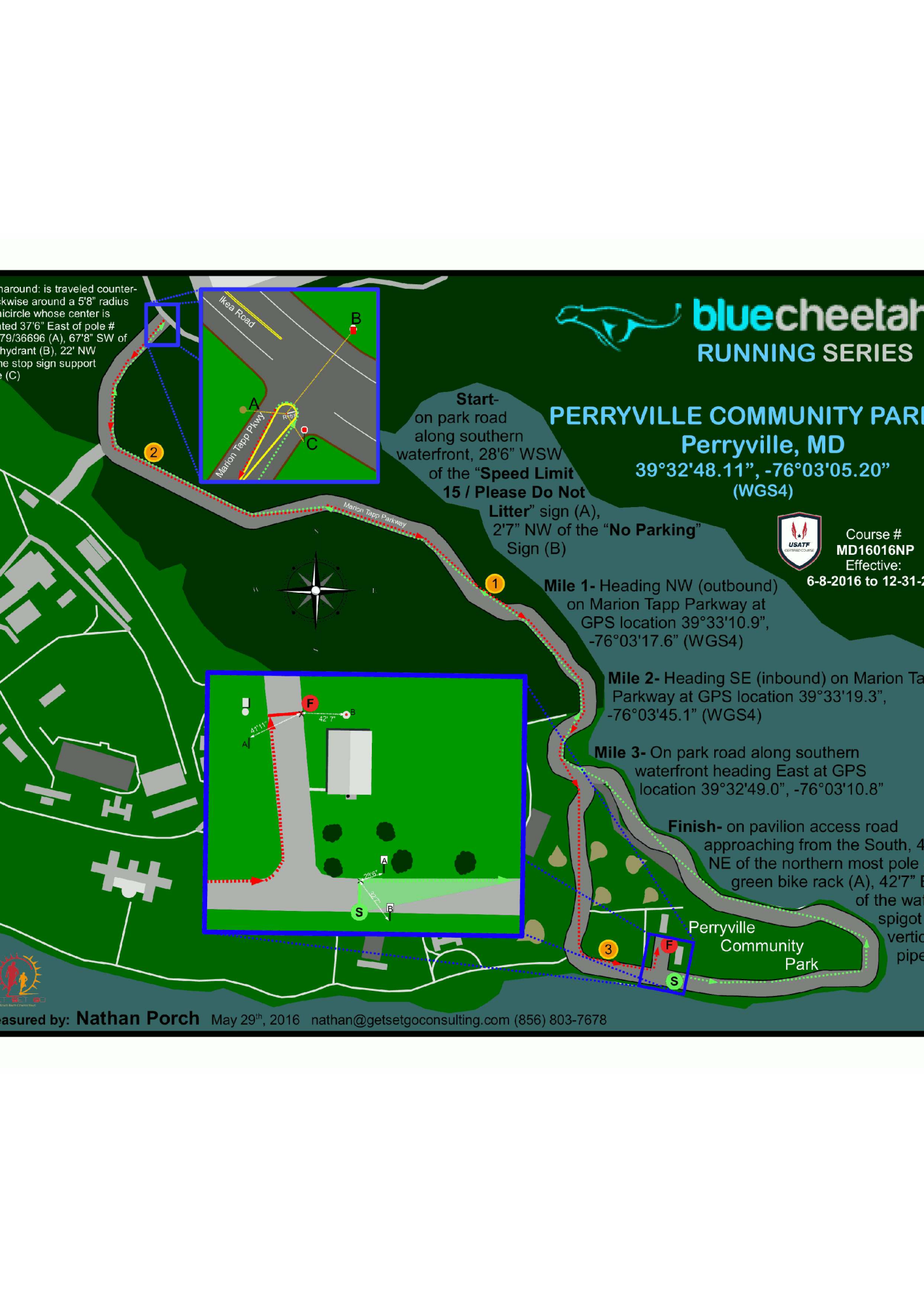 Perryville Park Course Route
