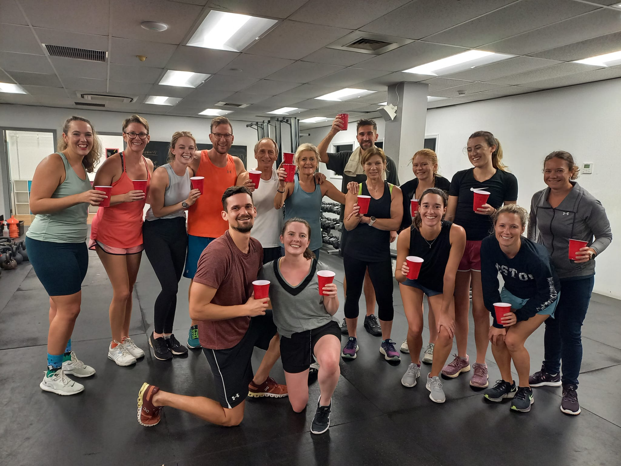 MAAC members at the gym