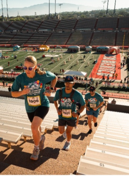 Stair Challengers en route