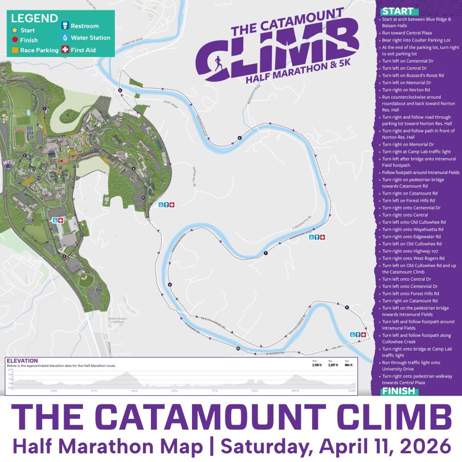 Half Marathon Course Map