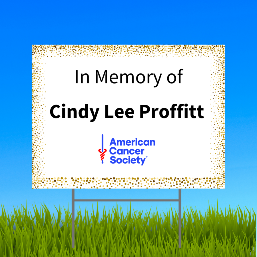 In Memory of Cindy Lee Proffitt