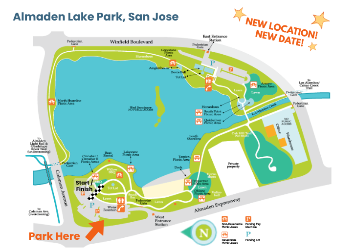 Almaden Lake Park, West Entrance