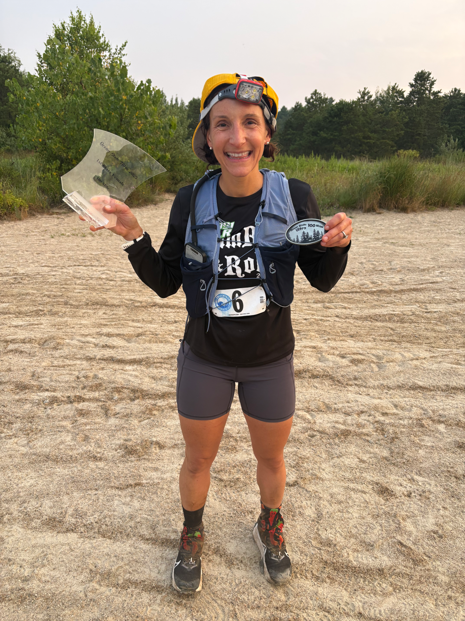 Jen Higgins had a dominant performance, winning the 100 mile race in a time of 21:50