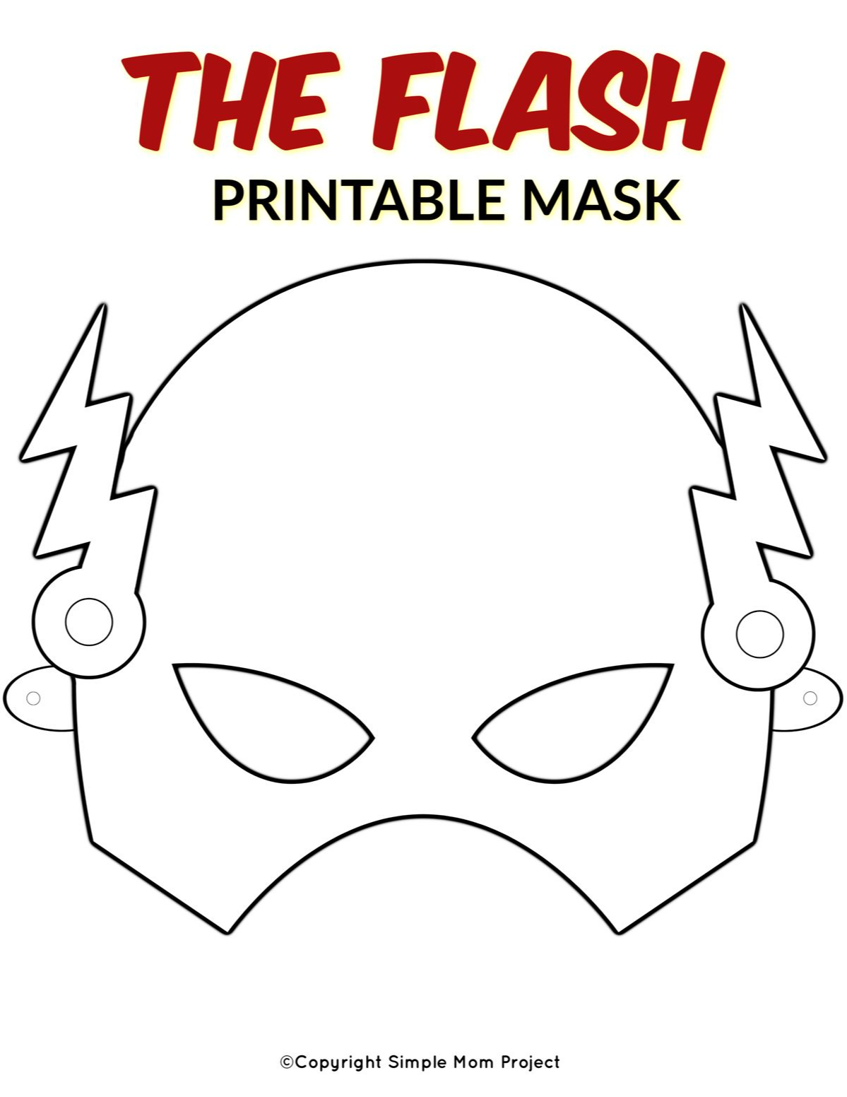 Fash mask template